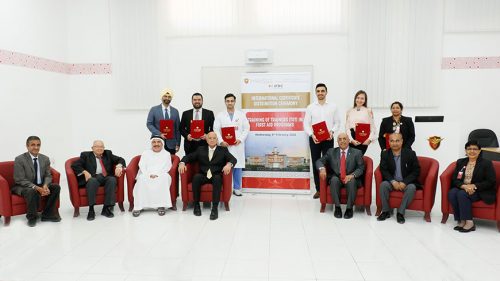Gulf Medical University, International Federation of Red Cross and Red Crescent Societies honour UAE’s first-ever batch of “Training of Trainers First Aid Program”