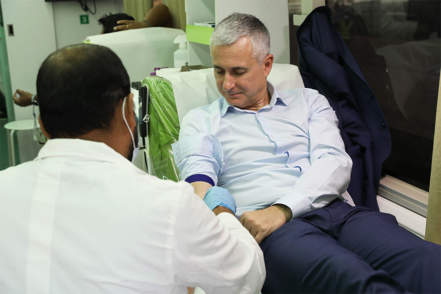 Dubai Healthcare Authority and Bristol Myers Squibb unite to organize blood donation drive at Dubai Science Park